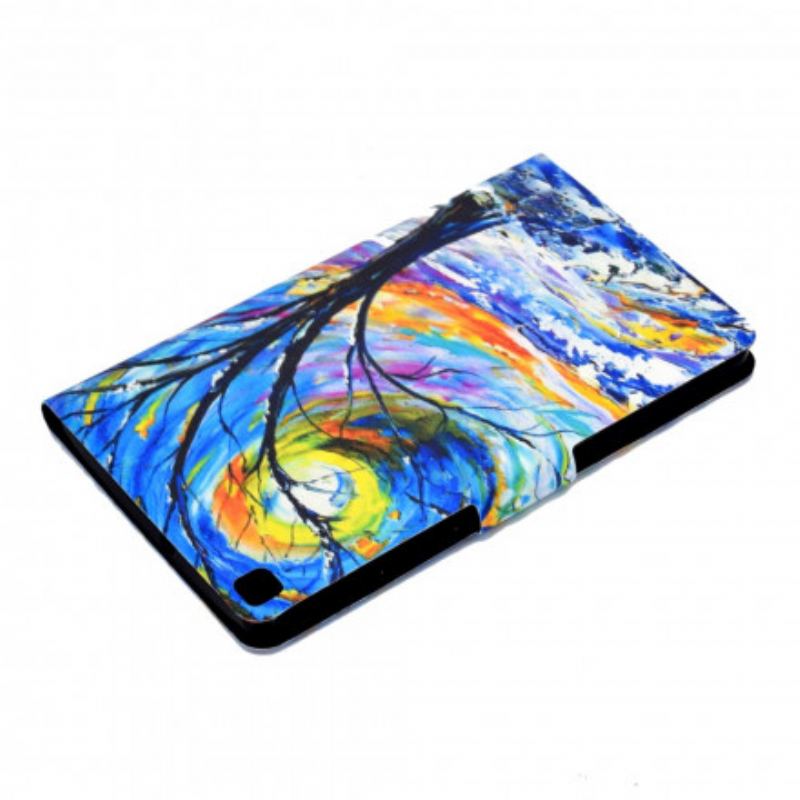 Flip Cover Samsung Galaxy Tab A7 (2020) Træ Kunst