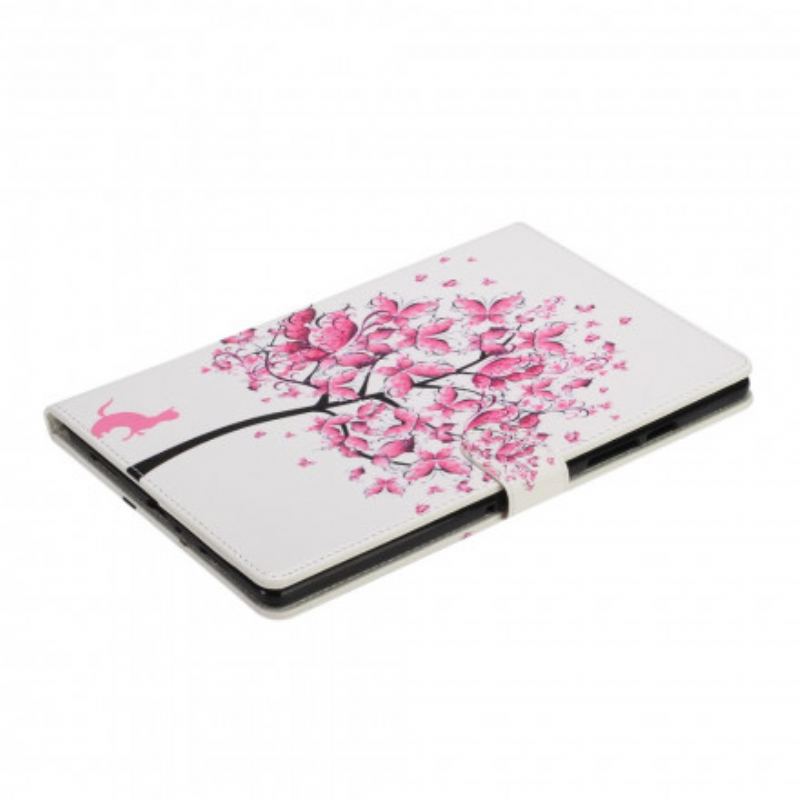 Flip Cover Samsung Galaxy Tab A7 (2020) Træ Og Kat