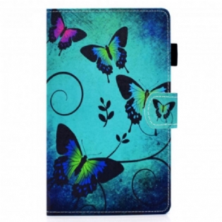 Flip Cover Samsung Galaxy Tab A7 (2020) Unikke Sommerfugle