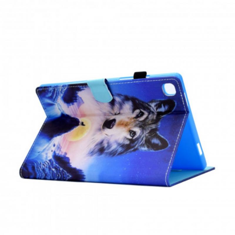 Læder Cover Samsung Galaxy Tab A7 (2020) Bjergulv