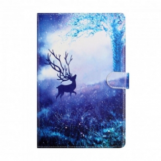 Læder Cover Samsung Galaxy Tab A7 (2020) Hjort