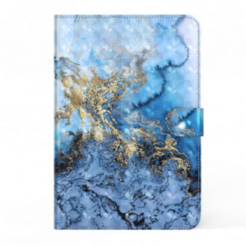 Læder Cover Samsung Galaxy Tab A7 (2020) Marmor Spot Light
