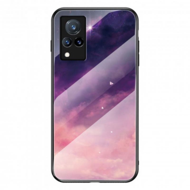 Cover Vivo V21 5G Marmor Hærdet Glas
