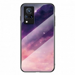 Cover Vivo V21 5G Marmor Hærdet Glas