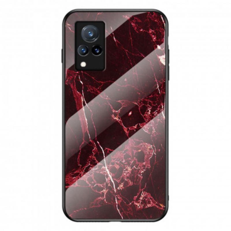 Cover Vivo V21 5G Premium Farver Hærdet Glas
