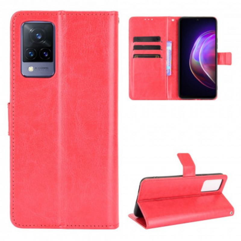 Flip Cover Vivo V21 5G Prangende Kunstlæder