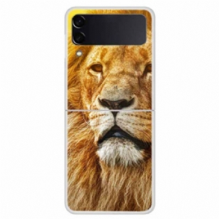 Cover Samsung Galaxy Z Flip 4 Flip Cover Løve