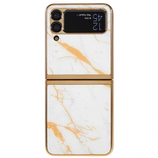 Cover Samsung Galaxy Z Flip 4 Flip Cover Marmor Stil