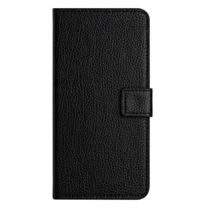 Flip Cover iPhone 16 Pro Max Litchi Tekstur