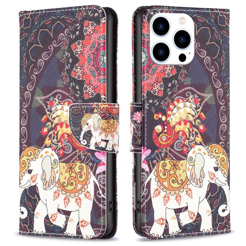 Flip Cover iPhone 16 Pro Max Stammeelefant