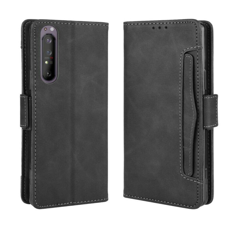 Læder Cover Sony Xperia 1 II Multi-card Premier Class