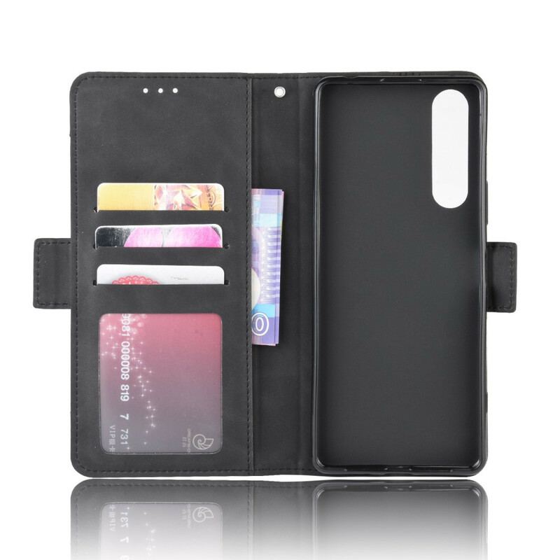 Læder Cover Sony Xperia 1 II Multi-card Premier Class