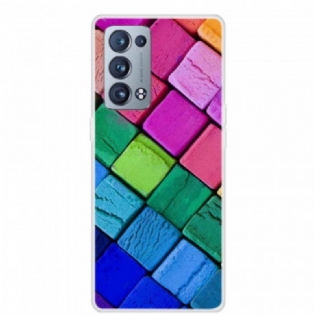 Cover Oppo Reno 6 Pro 5G Farvede Blokke