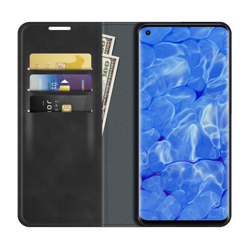 Cover Oppo Reno 6 Pro 5G Flip Cover Blødhed Ved Hudkontakt
