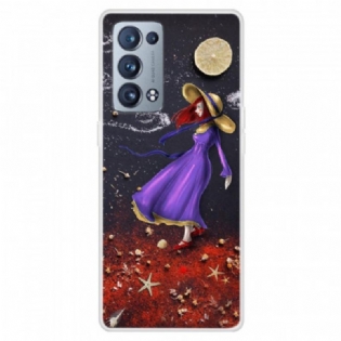 Cover Oppo Reno 6 Pro 5G Kvinde Ved Havet