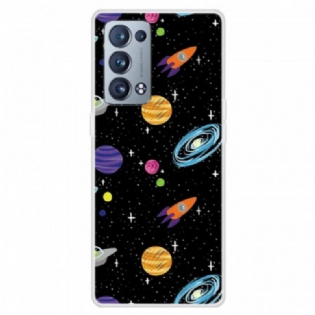 Cover Oppo Reno 6 Pro 5G Planet Galaxy