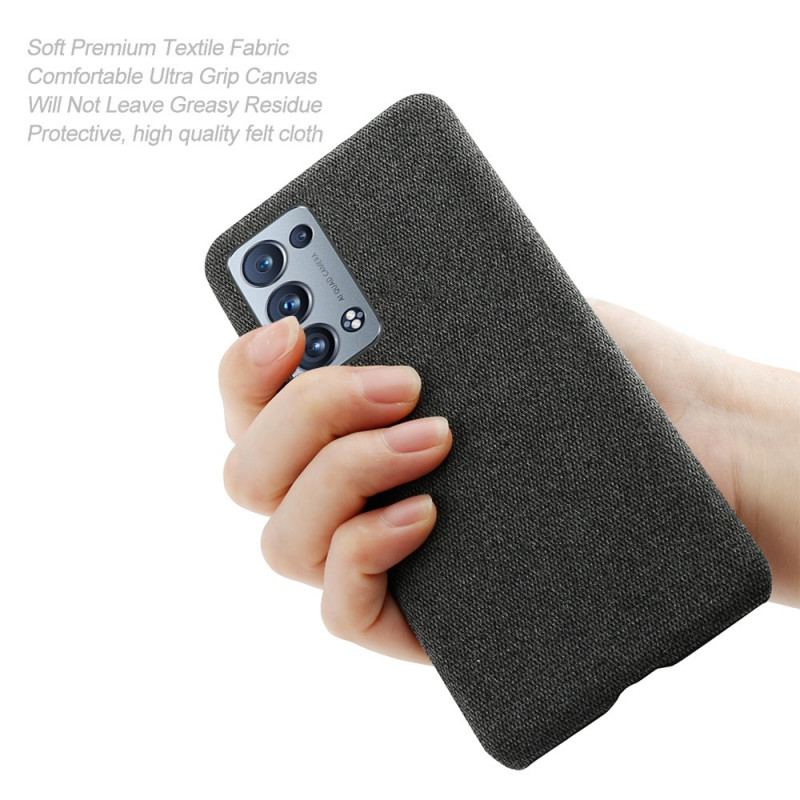 Cover Oppo Reno 6 Pro 5G Stofpolstring