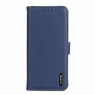Flip Cover Oppo Reno 6 Pro 5G Khazneh Litchi Læder