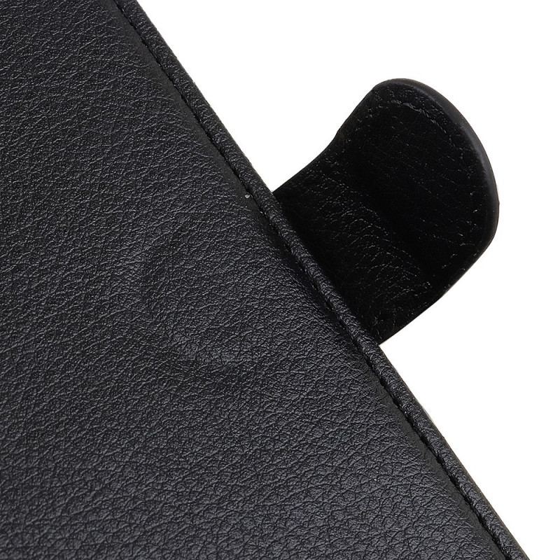 Flip Cover Oppo Reno 6 Pro 5G Litchi Imiteret Læder