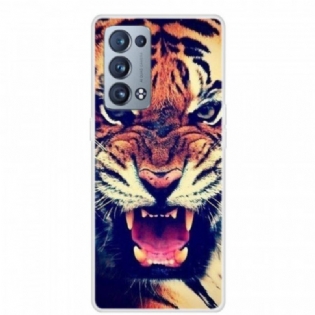 Mobilcover Oppo Reno 6 Pro 5G Front Tiger