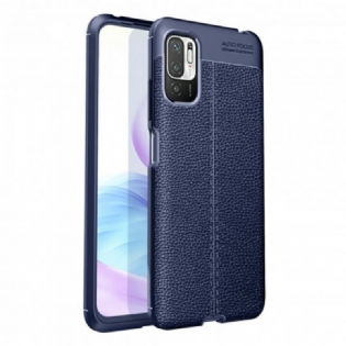 Cover Xiaomi Redmi Note 10 5G Lædereffekt Litchi Dobbelt Linje