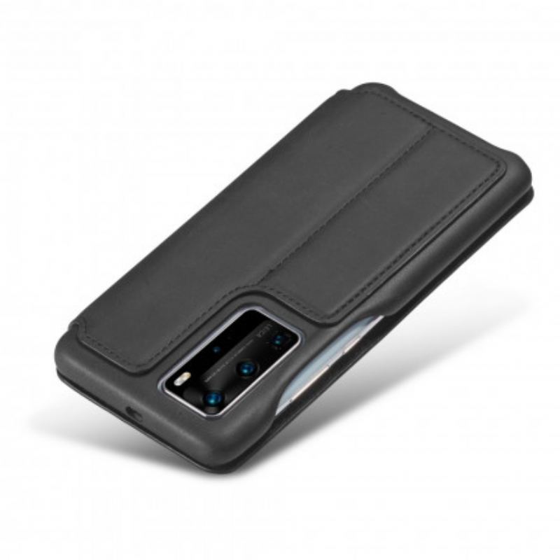 Cover Huawei P40 Pro Flip Cover Lc.imeeke Lædereffekt