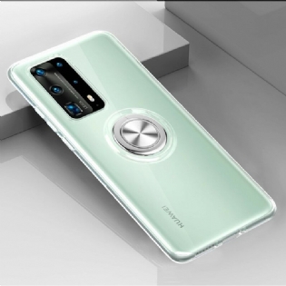 Cover Huawei P40 Pro Silikone Metal Roterende Ring