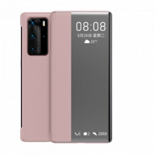 Cover Huawei P40 Pro Tekstureret Kunstlæder