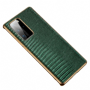 Mobilcover Huawei P40 Pro Ægte Lizard Texture Læder