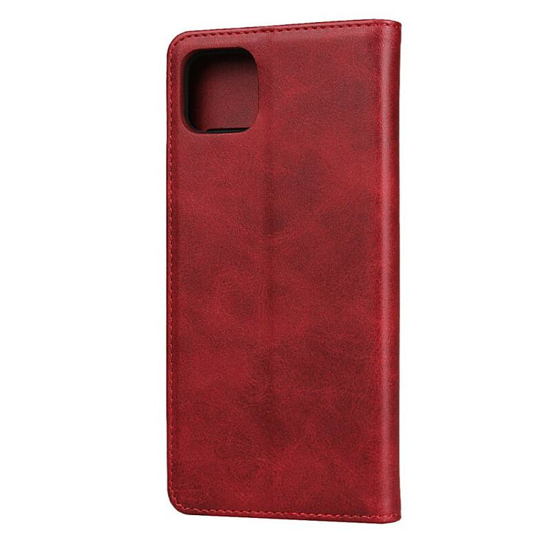 Cover Google Pixel 4 Flip Cover Premium Kunstlædersøm