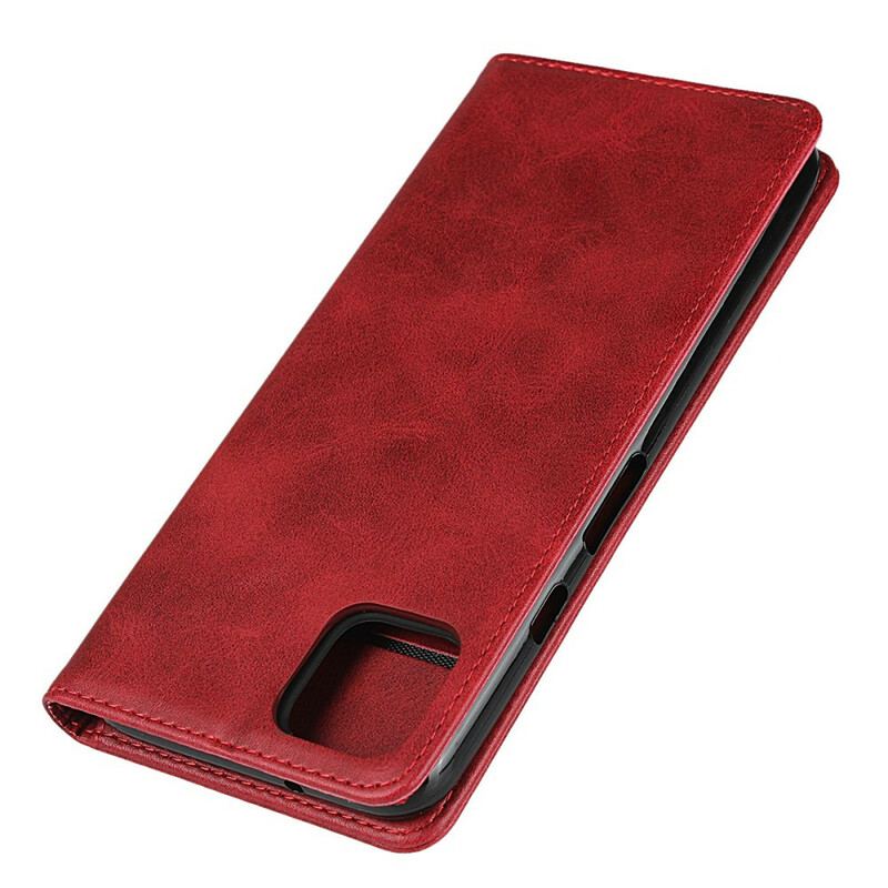 Cover Google Pixel 4 Flip Cover Premium Kunstlædersøm