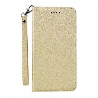 Cover Google Pixel 4 Med Snor Flip Cover Retro Blødt Læderlook-stroppe