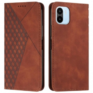 Cover Xiaomi Redmi A1 Flip Cover Cubic Style Skin-touch