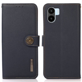 Flip Cover Xiaomi Redmi A1 Khazneh Rfid Ægte Læder