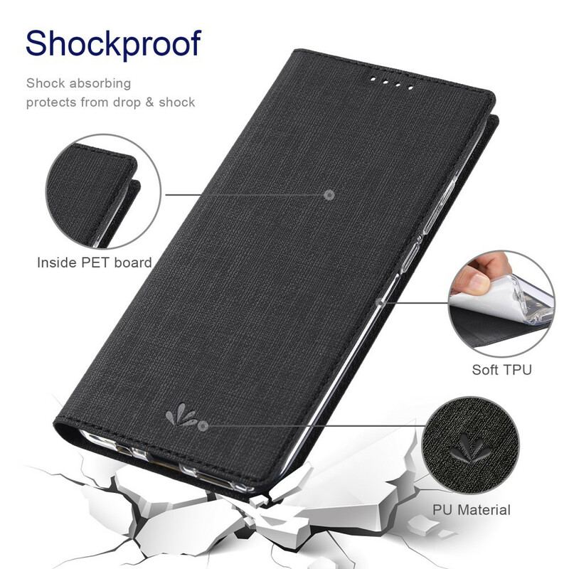 Cover Asus Zenfone 8 Flip Cover Tekstureret Vili Dmx
