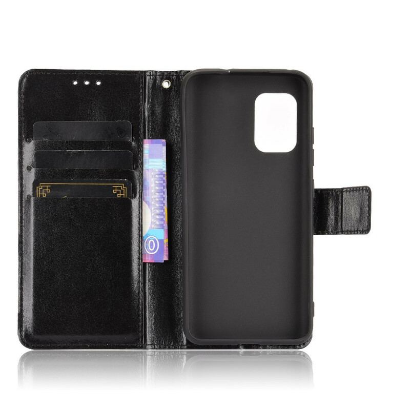 Flip Cover Asus Zenfone 8 Prangende Kunstlæder