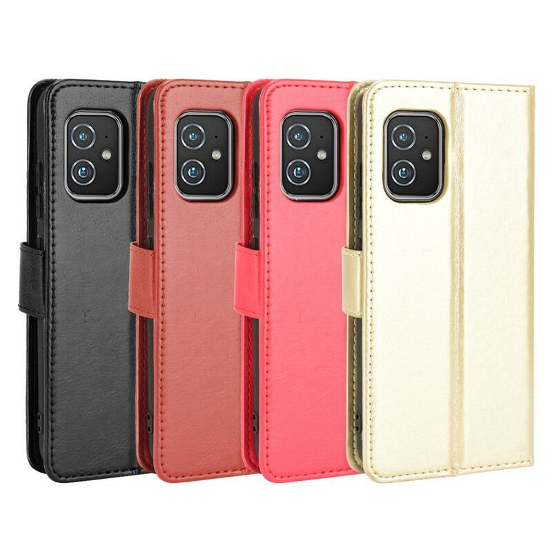 Flip Cover Asus Zenfone 8 Prangende Kunstlæder
