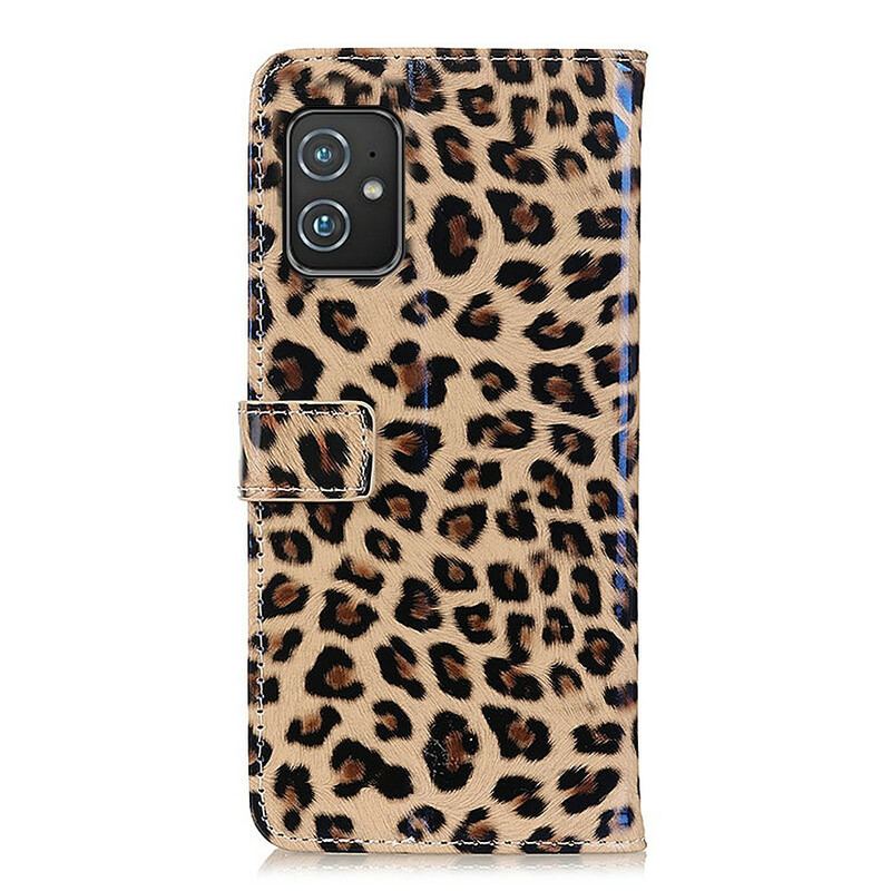 Læder Cover Asus Zenfone 8 Almindelig Leopard
