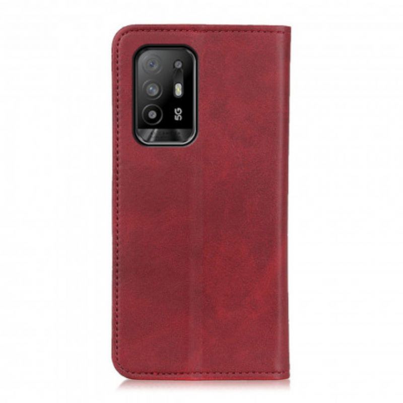 Cover Oppo A94 5G Flip Cover Elegance Split Læder