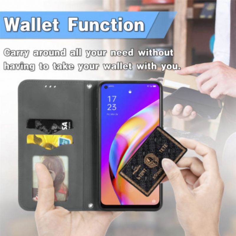 Cover Oppo A94 5G Flip Cover Hudberøring