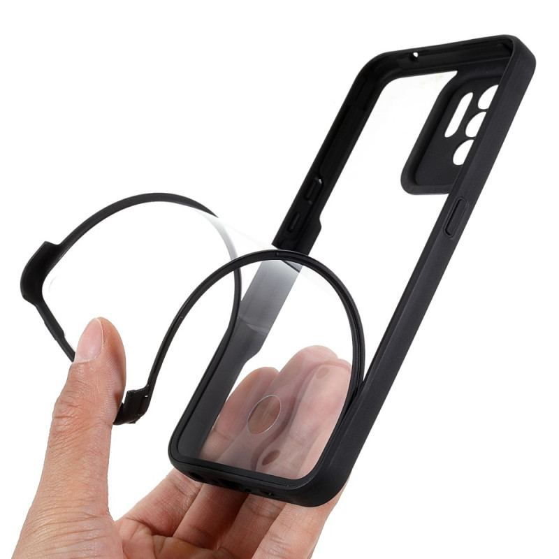 Cover Oppo A94 5G Hybrid Gennemsigtige Farvede Kanter