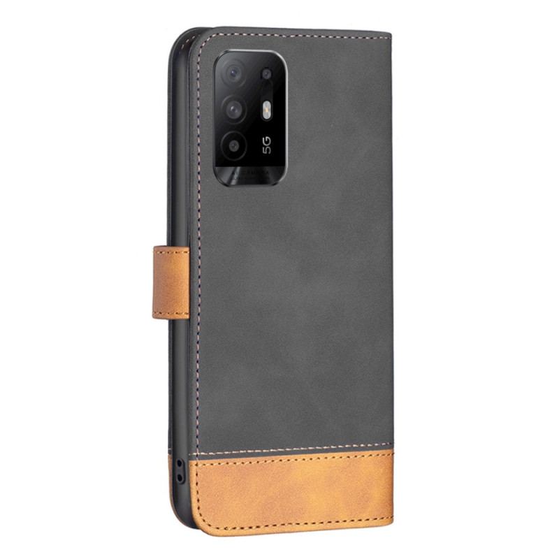 Flip Cover Oppo A94 5G Bicolor