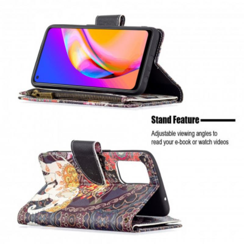Flip Cover Oppo A94 5G Elefant Lynlåslomme