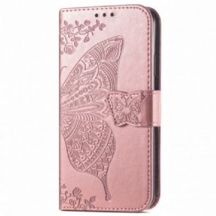 Flip Cover Oppo A94 5G Halve Sommerfugle
