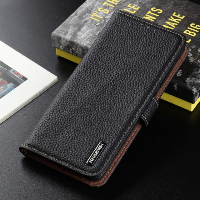 Flip Cover Oppo A94 5G Khazneh Litchi Læder