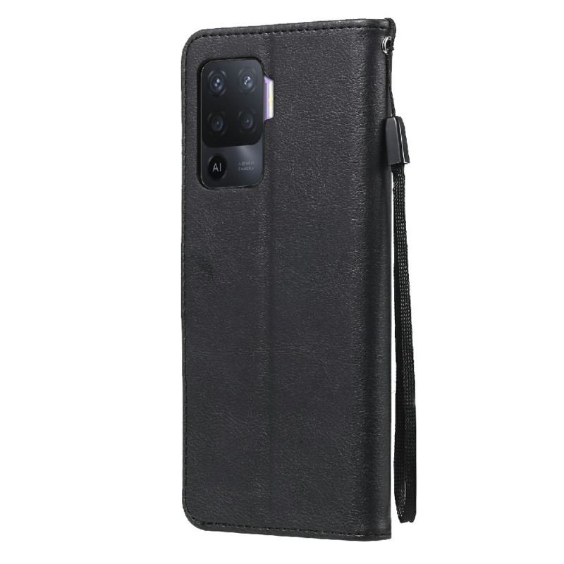 Flip Cover Oppo A94 5G Kunstlæder Med Rem