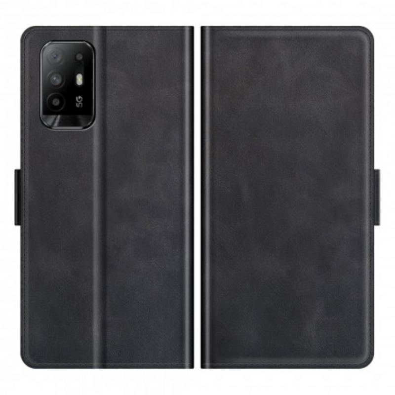 Flip Cover Oppo A94 5G Læder Cover Dobbelt Klap