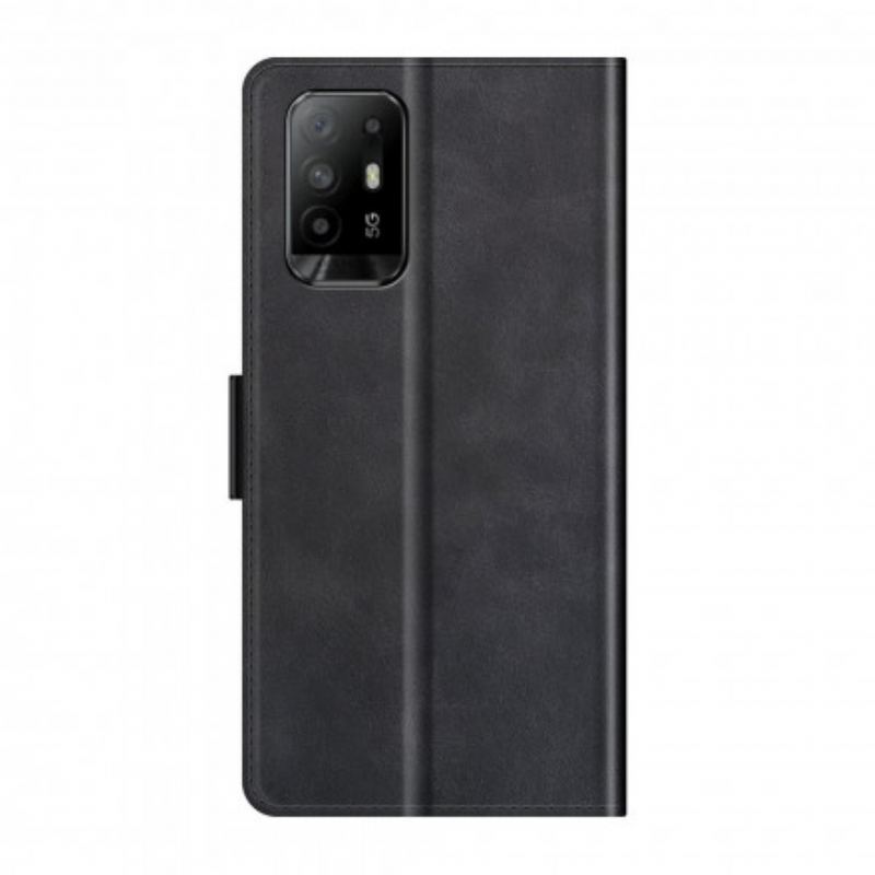 Flip Cover Oppo A94 5G Læder Cover Dobbelt Klap