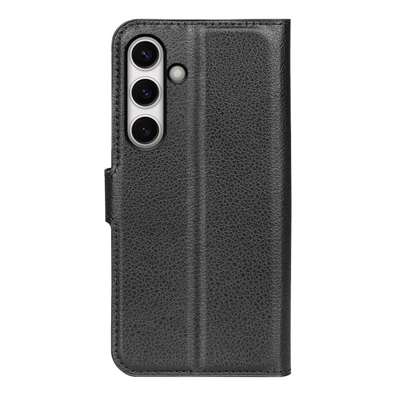 Flip Cover Samsung Galaxy S24 Fe Litchi Kunstlæder