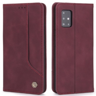 Cover Samsung Galaxy A71 5G Flip Cover Pola Forreste Kortholder